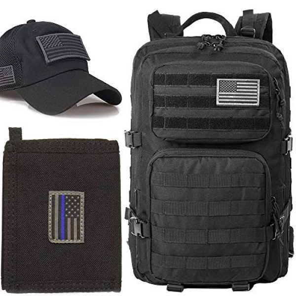 J.CARP Airsoft Morale Patch 3 Sheepdog Thin Blue line, Tactical USA Flag Patch