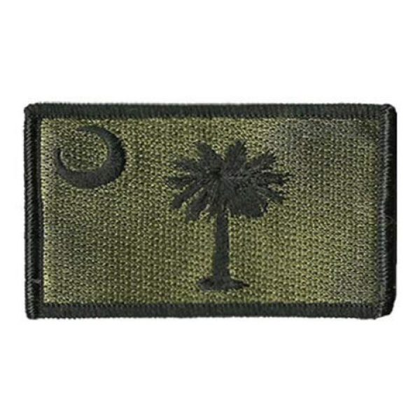 Tactical Embroidery Patch Airsoft Morale Patch 1 State Flag of South Carolina Embroidery Patch Military Tactical Morale Patch Badges Emblem Applique Hook Patches for Clothes Backpack Accessories