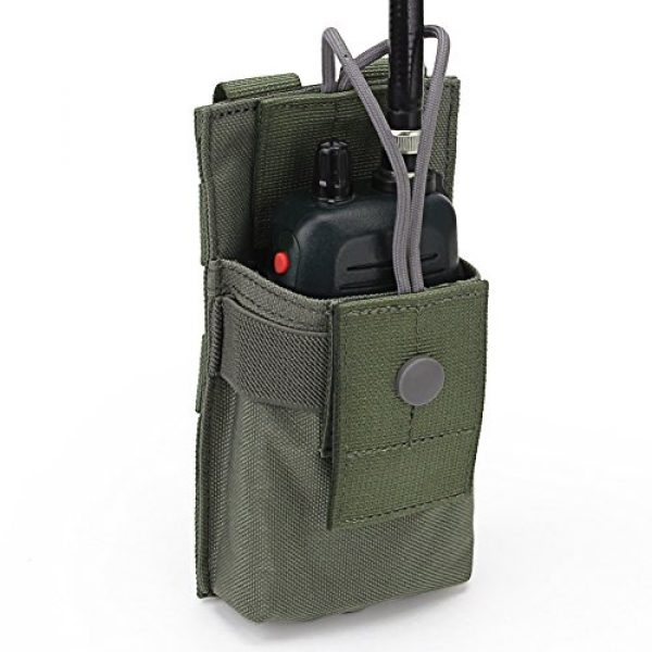 ATAIRSOFT Tactical Pouch 4 ATAIRSOFT Tactical MOLLE Radio Pouch Holder Bag Airsoft Walkie Talkies Holster for BaoFeng UV-5R/UV-82