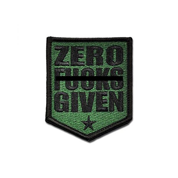 BASTION Airsoft Morale Patch 1 BASTION Morale Patches (Zero Fxxxs, ODG) | 3D Embroidered Patches with Hook & Loop Fastener Backing | Well-Made Clean Stitching | Military Patches Ideal for Tactical Bag, Hats & Vest