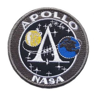 Tactical Embroidery Patch Airsoft Morale Patch 1 Apollo Program NASA Edition Tactical Embroidery Patch Hook & Loop Morale Patch Military Patch for Clothing Accessory Backpack Armband