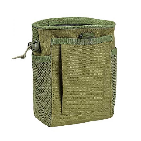 AMYIPO Tactical Pouch 1 AMYIPO Tactical Molle Drawstring Magazine Dump Pouch, Military Adjustable Belt Utility Hip Holster Bag Outdoor Mag Pouch