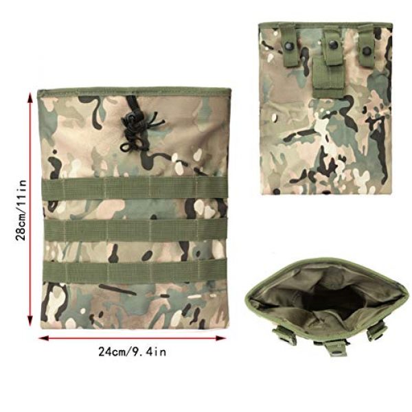 BREEZEY Tactical Pouch 7 BREEZEY Recycling Waist Bags 600D Nylon Large Capacity Waterproof Sundries Storage Organization Pouch Outdoor Climbing Hiking Accessories FFor Molle System