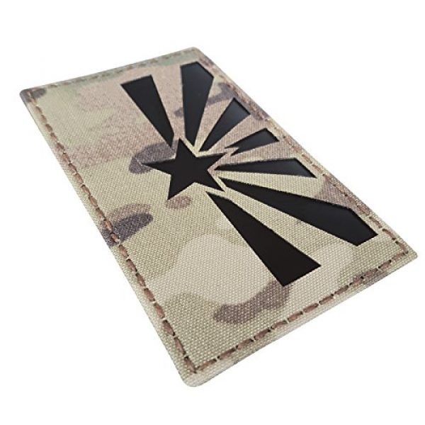 Tactical Freaky Airsoft Morale Patch 5 Big 3x5 Multicam Infrared IR Arizona Flag IFF Tactical Morale Fastener Patch