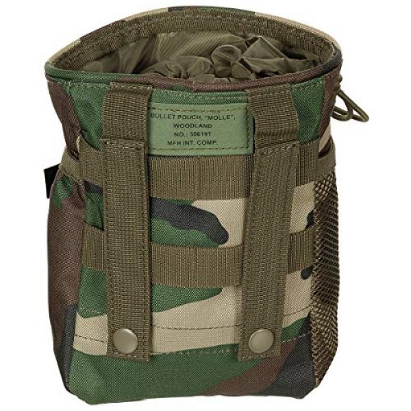 MFH Tactical Pouch 2 MFH Dump Pouch MOLLE Woodland
