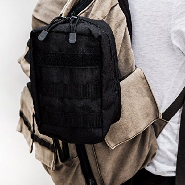 Krisvie Tactical Pouch 7 Krisvie 2Pack Tactical EMT Pouch 1000D Nylon Molle First Aid Bag for Outdoor