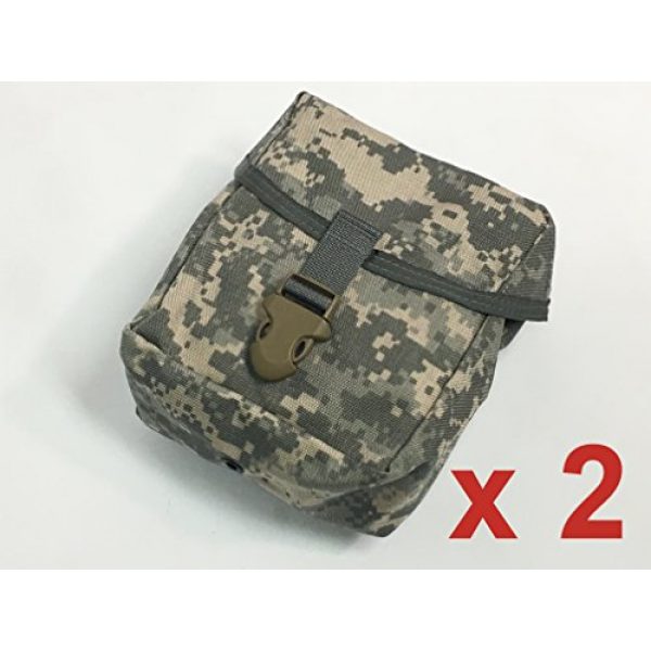 Resorce Center Tactical Pouch 1 SET OF 2 NEW Military Issue ACU IFAK MOLLE First Aid Pouch/Large Utility Pouch