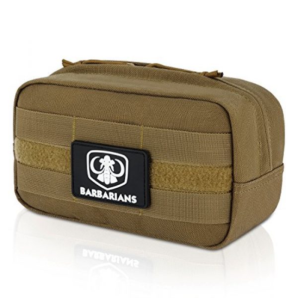 Barbarians Tactical Pouch 1 Barbarians Tactical MOLLE Utility Pouch Compact Horizontal, EDC Multi-Purpose Admin Pouch Bag