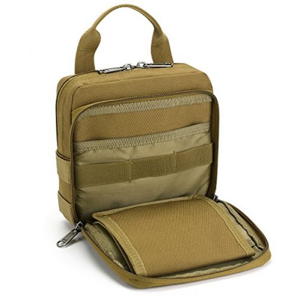 Barbarians Tactical Pouch 4 Barbarians Tactical Admin Pouch, MOLLE Military Tool Map Bag Organizer