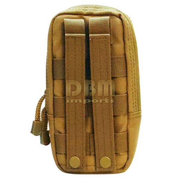 Generic Tactical Pouch 5 TAN Molle Tactical GPS Utility Pouch Side Bag PSP Small Radio Case Cover