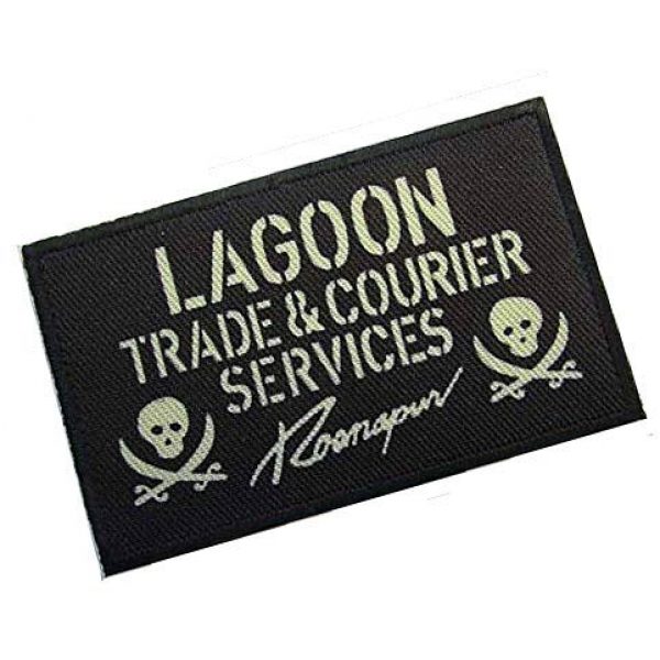 Embroidery Patch Airsoft Morale Patch 2 Black Lagoon Lagoon Military Hook Loop Tactics Morale Patch