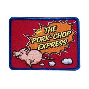 Morton Home Airsoft Morale Patch 1 Morton Home Pork Chop Express Morale Patch (red)
