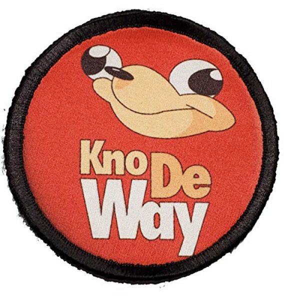 RedheadedTshirts Airsoft Morale Patch 1 Know De Way 3" Morale Patch Morale Patch Tactical Military Hook and Loop Made in The USA Perfect for Your Rucksack, Pack Bag, Molle Gear, Operator hat or Cap!