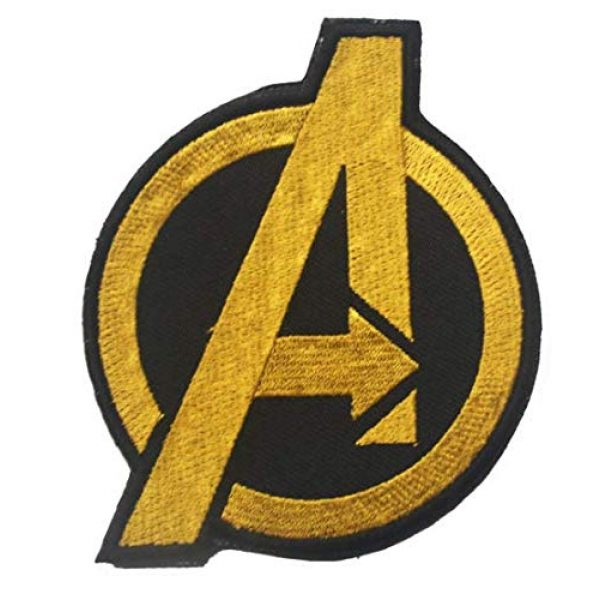 Tactical Embroidery Patch Airsoft Morale Patch 1 Marvel Comics Universe Avengers Classic 'A' Embroidery Patch Military Tactical Morale Patch Badges Emblem Applique Hook Patches for Clothes Backpack Accessories