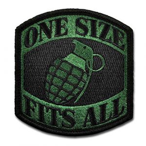 BASTION Airsoft Morale Patch 1 BASTION Morale Patches (One Size Fits All, Green) | 3D Embroidered Patches with Hook & Loop Fastener Backing | Well-Made Clean Stitching | Military Patches Ideal for Tactical Bag, Hats & Vest