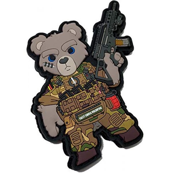 TacOpsGear Airsoft Morale Patch 1 Multicamo German Bundeswehr Tactical Teddy Patch