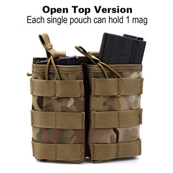 Outry Tactical Pouch 2 Outry M4 M16 AR-15 Type Magazine Pouch Mag Holder - Triple/Double/Single Airsoft MOLLE Mag Pouch