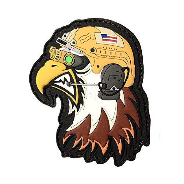 Patch Panel Airsoft Morale Patch 1 Patch Panel The Eagle Patch Tactical Morale Patch - Perfect Hook Backed Patches to be Added to Uniforms, Jackets, Backpacks