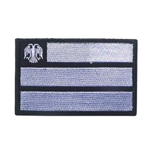 Tactical Embroidery Patch Airsoft Morale Patch 1 Russian Flag Tactical Embroidery Patch Hook & Loop Morale Patch Military Patch for Clothing Accessory Backpack Armband