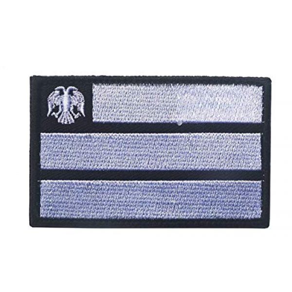 Tactical Embroidery Patch Airsoft Morale Patch 1 Russian Flag Tactical Embroidery Patch Hook & Loop Morale Patch Military Patch for Clothing Accessory Backpack Armband