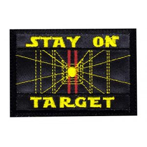 Tactical Patch Works Airsoft Morale Patch 1 Stay On Target Star Wars Inspired ArtPatch