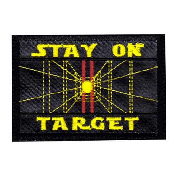 Tactical Patch Works Airsoft Morale Patch 1 Stay On Target Star Wars Inspired ArtPatch