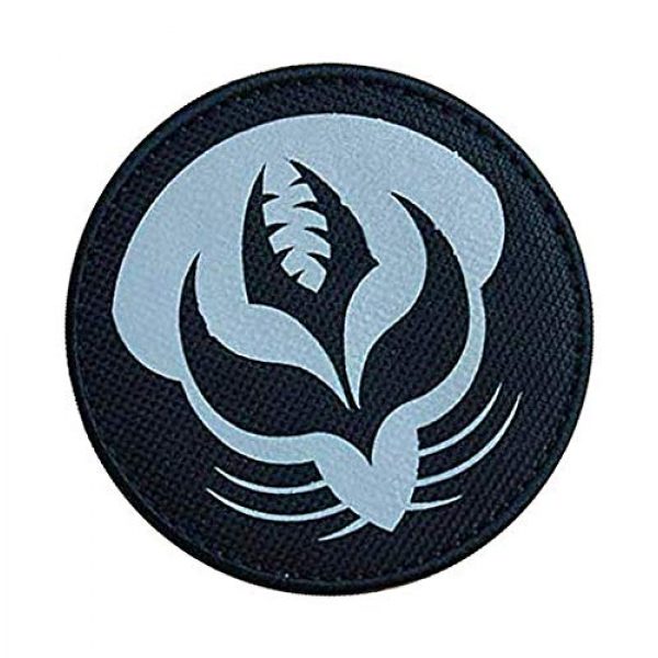 Embroidery Patch Airsoft Morale Patch 2 SCP Foundation Special Containment Procedures Foundation SCP Mobile Task Forces Theta-4 Gardeners" Military Hook Loop Tactics Morale Reflective Patch