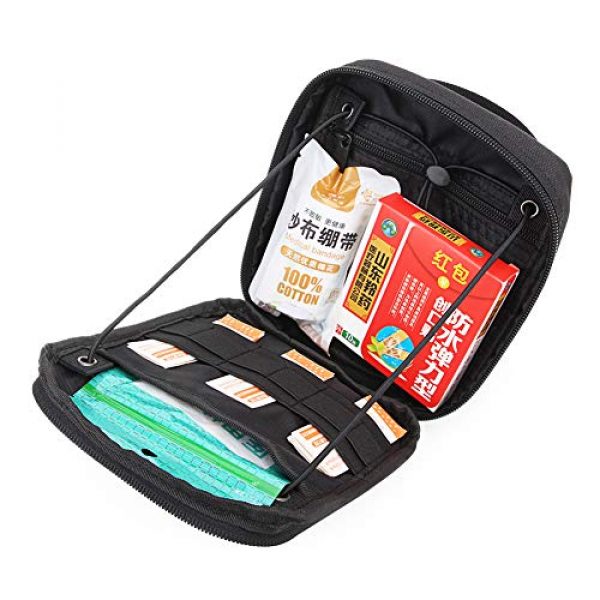 H World Shopping Tactical Pouch 5 H World Shopping Tactical Multi-Functional 1000D Nylon Molle First Aid Medical Pouch Bag