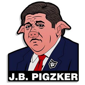 PatchOps Airsoft Morale Patch 1 PatchOps Parody Illinois Governor JB Pritzker Pigzker Tactical Morale Patch