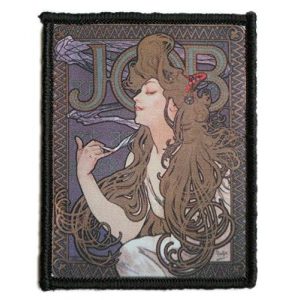 WAPPEN-YA DONGRI Airsoft Morale Patch 1 Morale Patch Hook and Loop Alfons Maria Mucha A0529 (Type2)
