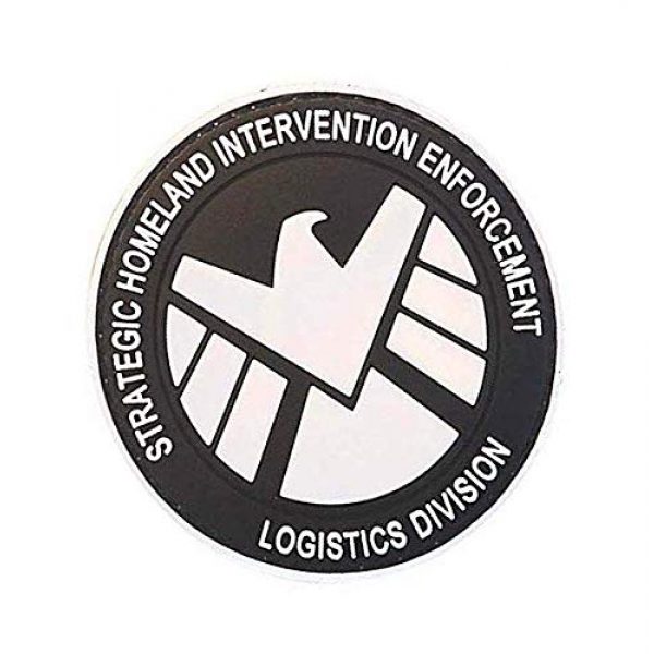 PVC PATCH Airsoft Morale Patch 2 Marvel Comics Avengers Agents of Shield Military Hook Loop Tactics Morale Noctilucent PVC Patch