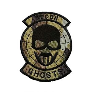 Embroidery Patch Airsoft Morale Patch 1 Ghost Recon Applique Military Hook Tactics Morale Embroidered Patch