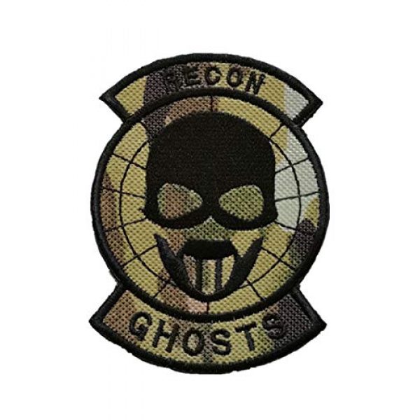 Embroidery Patch Airsoft Morale Patch 1 Ghost Recon Applique Military Hook Tactics Morale Embroidered Patch