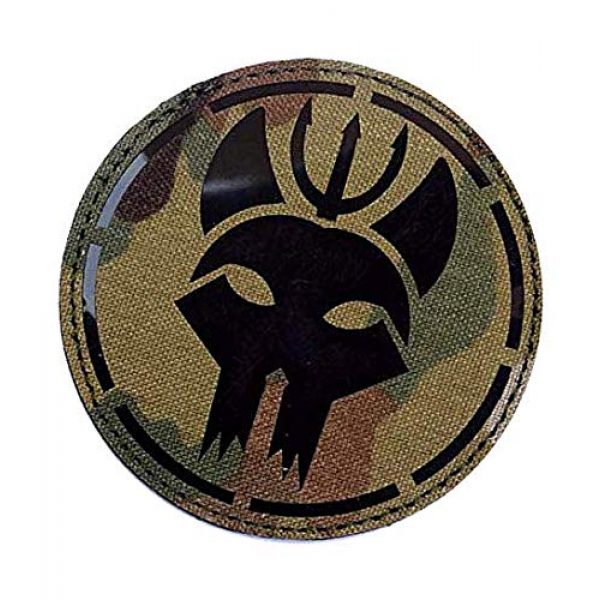 Embroidery Patch Airsoft Morale Patch 3 US Seal Team DEVGRU Military Hook Loop Tactics Morale Reflective IR Patch (color2)