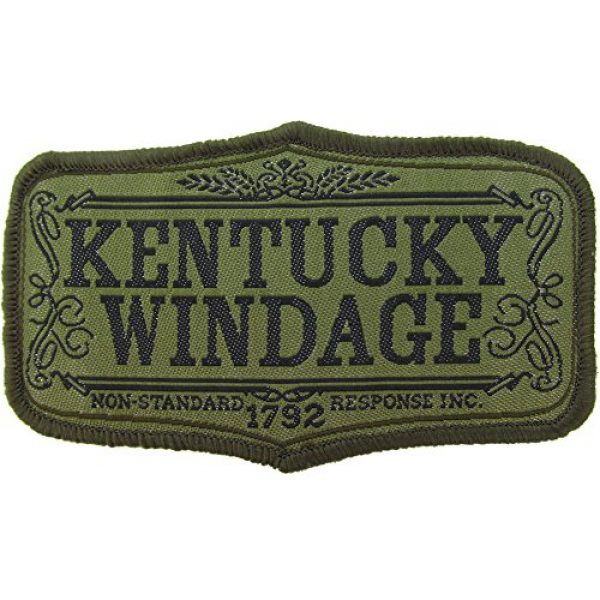 Mil-Spec Monkey Airsoft Morale Patch 1 MilSpec Monkey Kentucky Windage Morale Patch (Woodland (Green))