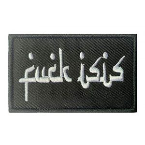 Antrix Airsoft Morale Patch 1 Antrix Black Fuck Isis Funny Military Morale Tags Patch Hook & Loop Tactical Patch