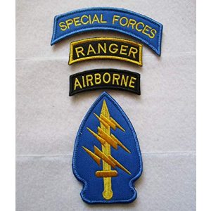Embroidered Patch Airsoft Morale Patch 1 Special Forces Ranger Airborne 3D Tactical Patch Military Embroidered Morale Tags Badge Embroidered Patch DIY Applique Shoulder Patch Embroidery Gift Patch