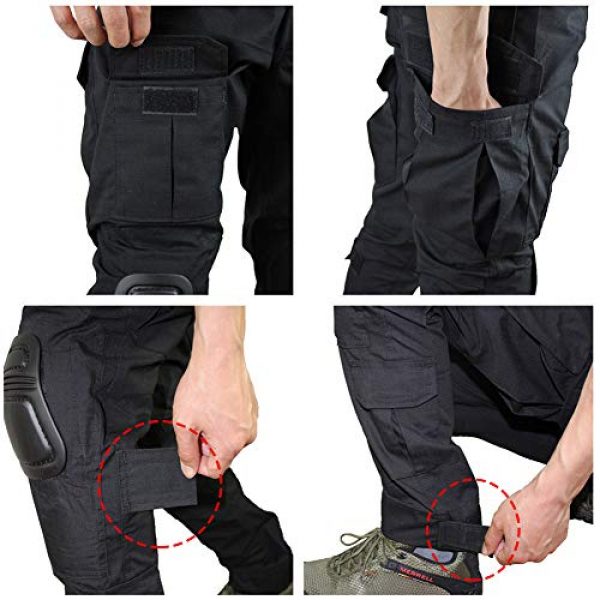 zuoxiangru Tactical Pant 5 zuoxiangru Men's Multicam Tactical Pants Multi-Pockets Military Camo Outdoor Airsoft Combat Hunting Pants with Knee Pads