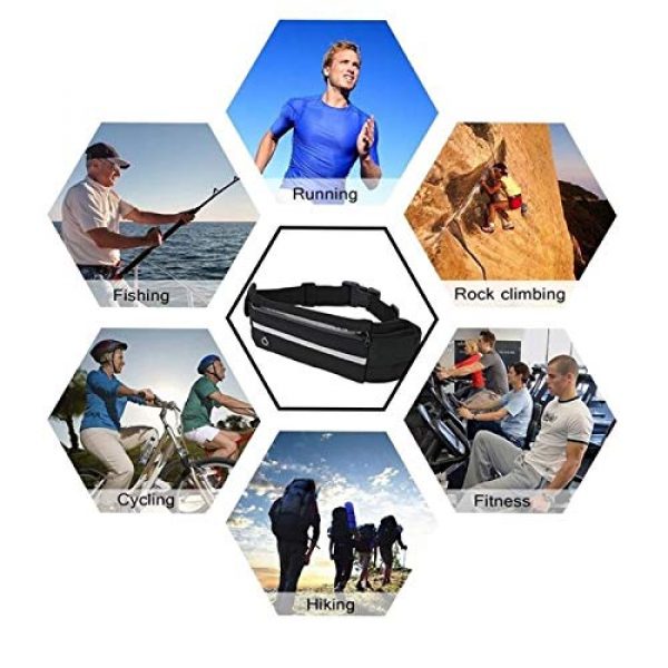 LGL Tactical Pouch 6 Tactical Sling Bag Running Waist Packs - Durable Running Bags Portable Delicate Design Waterproof Sports Waist Bag Gym Fitness Unisex Fanny Pack for Running Jogging Tool Pouch Bag Mini Utility Pouch