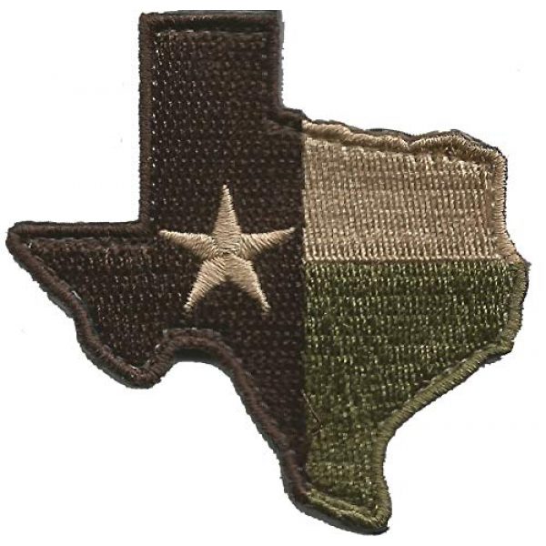 Gadsden and Culpeper Airsoft Morale Patch 1 Die-Cut Tactical Texas Patch - Multitan