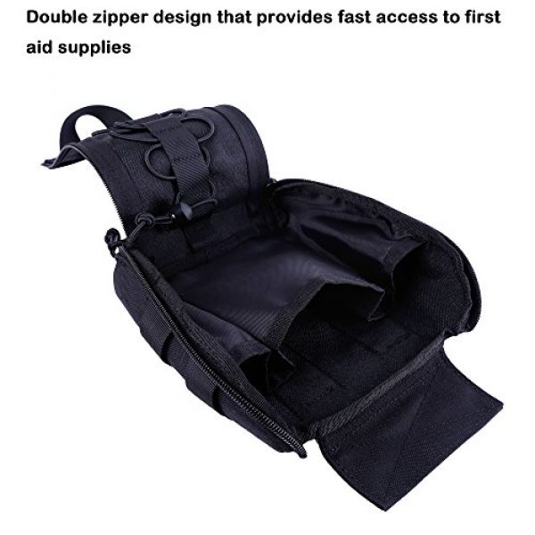 Huijukon Tactical Pouch 5 Huijukon Tactical MOLLE EMT Medical First Aid Utility Pouch Bag 1050D Nylon Molle Pouch
