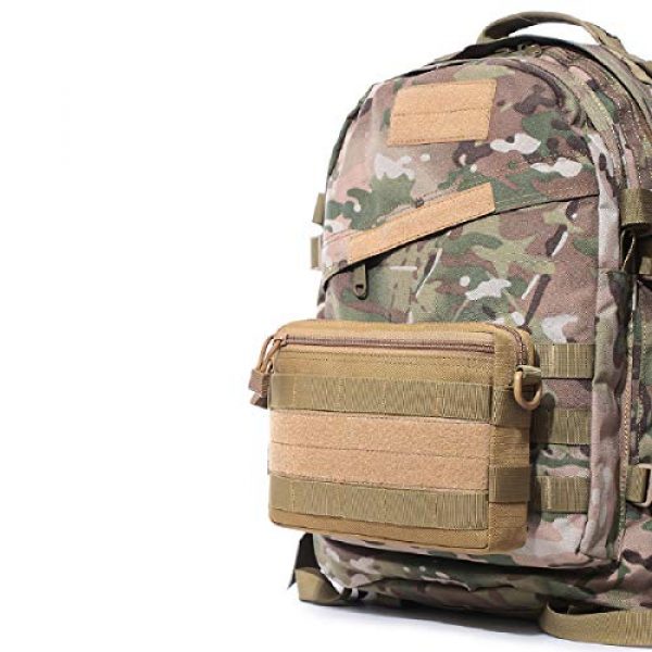 Azarxis Tactical Pouch 7 Azarxis Molle Pouches, Tactical Admin Pouch Compact EDC Utility Gadget Gear Pouch Military Carry Accessory Belt Hanging Waist Bag