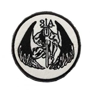 Tactical Embroidery Patch Airsoft Morale Patch 1 Navy Seal Team 3 Dark Angel DEVGRU 31A Embroidery Patch Military Tactical Morale Patch Badges Emblem Applique Hook Patches for Clothes Backpack Accessories