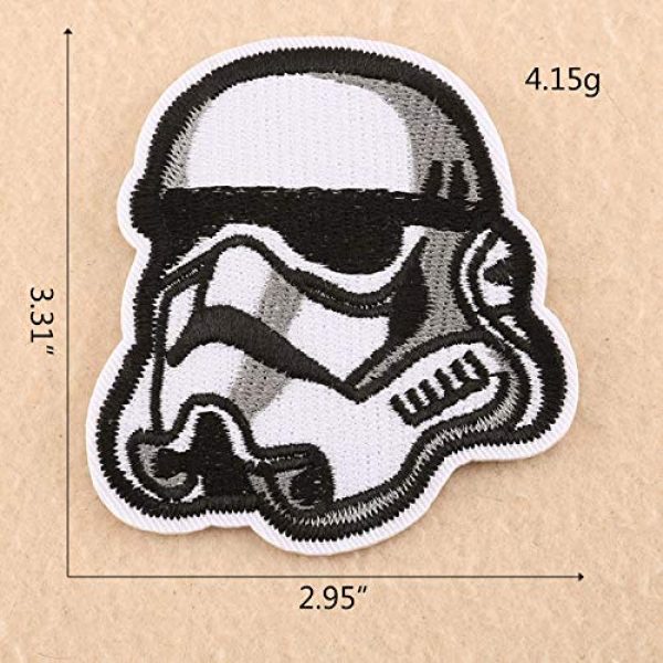 Qduoduo Airsoft Morale Patch 3 15Pcs Star Wars Military Morale Embroidered Patch for Jackets Backpacks Jeans and Clothes Iron On Sew On Appliques Sport Badge Emblem Sign DIY Accessory