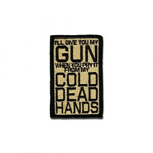 BASTION Airsoft Morale Patch 1 BASTION Morale Patches (Cold Dead Hands, ACU) | 3D Embroidered Patches with Hook & Loop Fastener Backing | Well-Made Clean Stitching | Military Patches Ideal for Tactical Bag, Hats & Vest