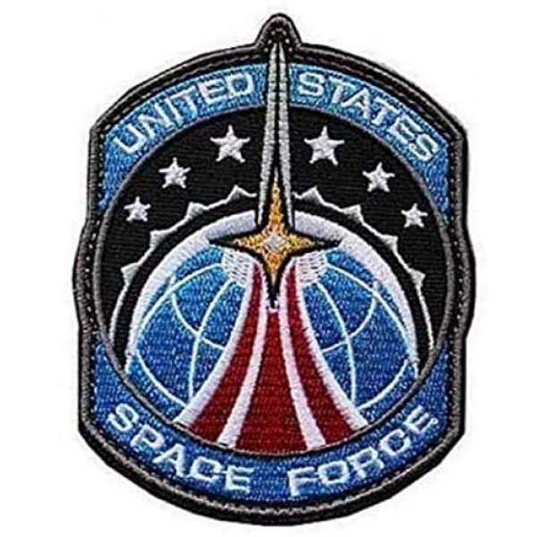 Tactical Embroidery Patch Airsoft Morale Patch 1 United States Space Force Embroidery Patch Military Tactical Morale Patch Badges Emblem Applique Hook Patches for Clothes Backpack Accessories