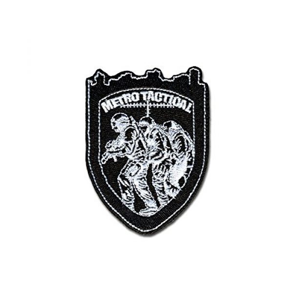 BASTION Airsoft Morale Patch 1 BASTION Morale Patches (Metro Tactical, BNW) | 3D Embroidered Patches with Hook & Loop Fastener Backing | Well-Made Clean Stitching | Military Patches Ideal for Tactical Bag, Hats & Vest