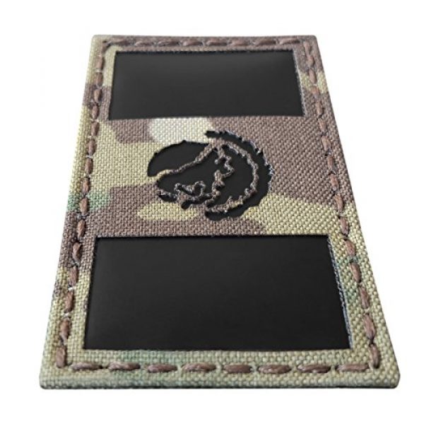 Tactical Freaky Airsoft Morale Patch 3 Multicam Infrared IR Mexico Flag 3.5x2 IFF Tactical Morale Hook&Loop Patch