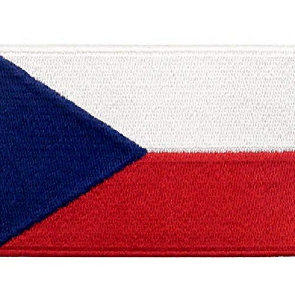 EmbTao Airsoft Morale Patch 2 EmbTao Czech Republic Flag Patch Embroidered Morale Applique Iron On Sew On National Emblem