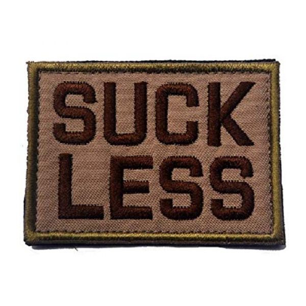 Tactical Embroidery Patch Airsoft Morale Patch 1 Suck Less Embroidery Patch Military Tactical Morale Patch Badges Emblem Applique Hook Patches for Clothes Backpack Accessories
